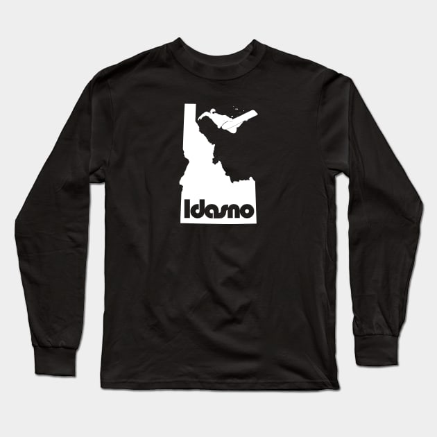 Idasno Board-White Long Sleeve T-Shirt by GrumpyDog